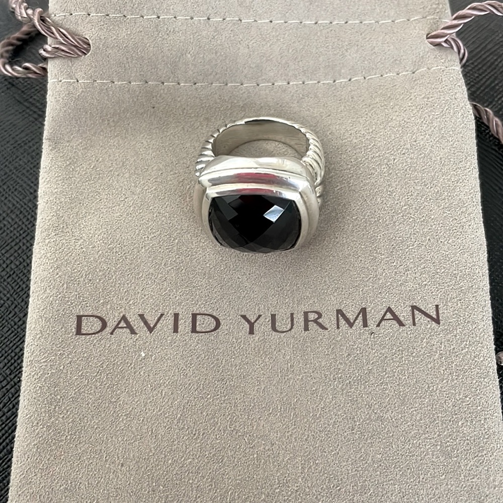 David Yurman Large Black Onyx Albion Ring